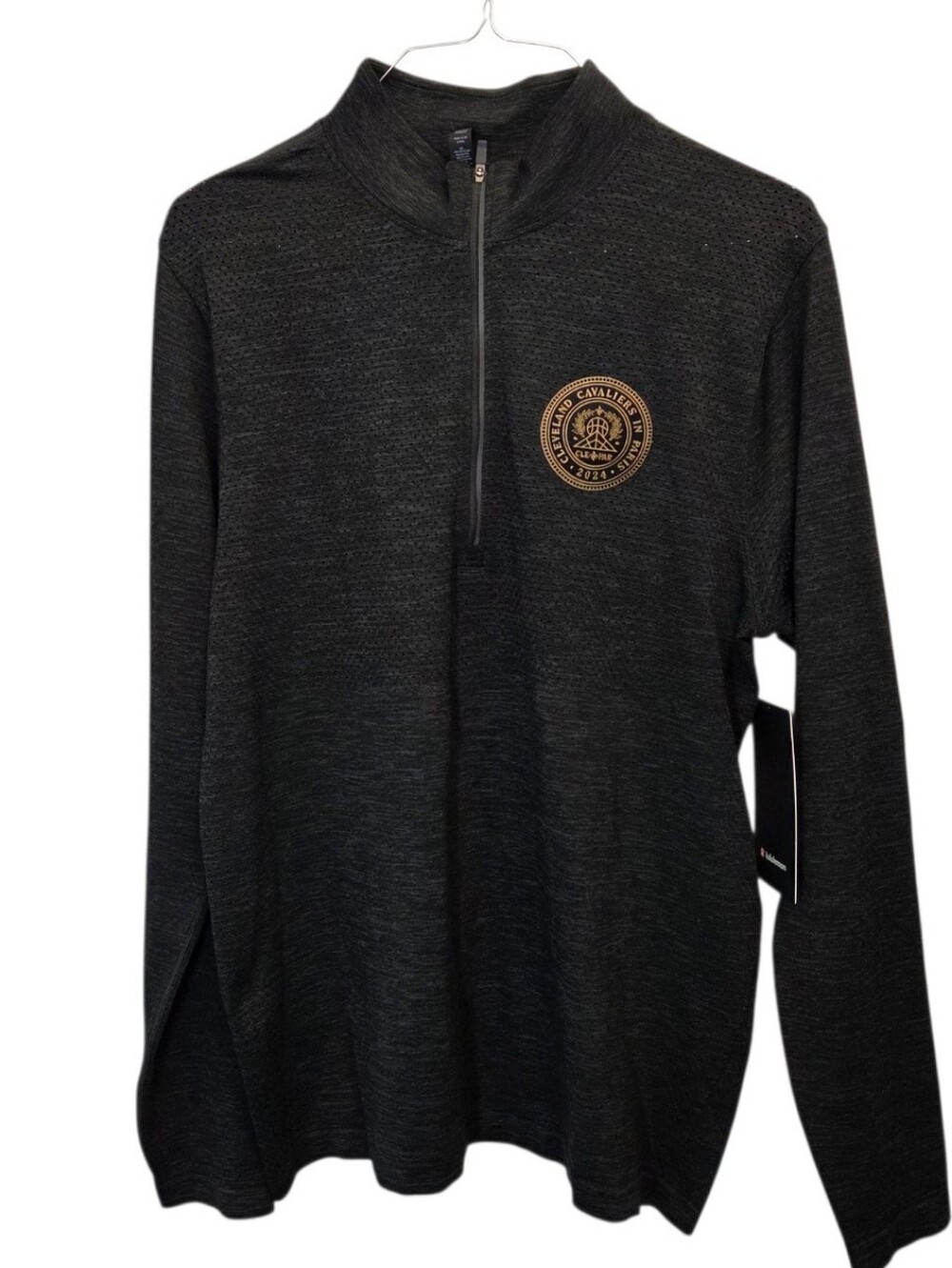 NWT Lululemon Metal Vent Tech Half Zip Cleveland Cavaliers Paris 2024 Large